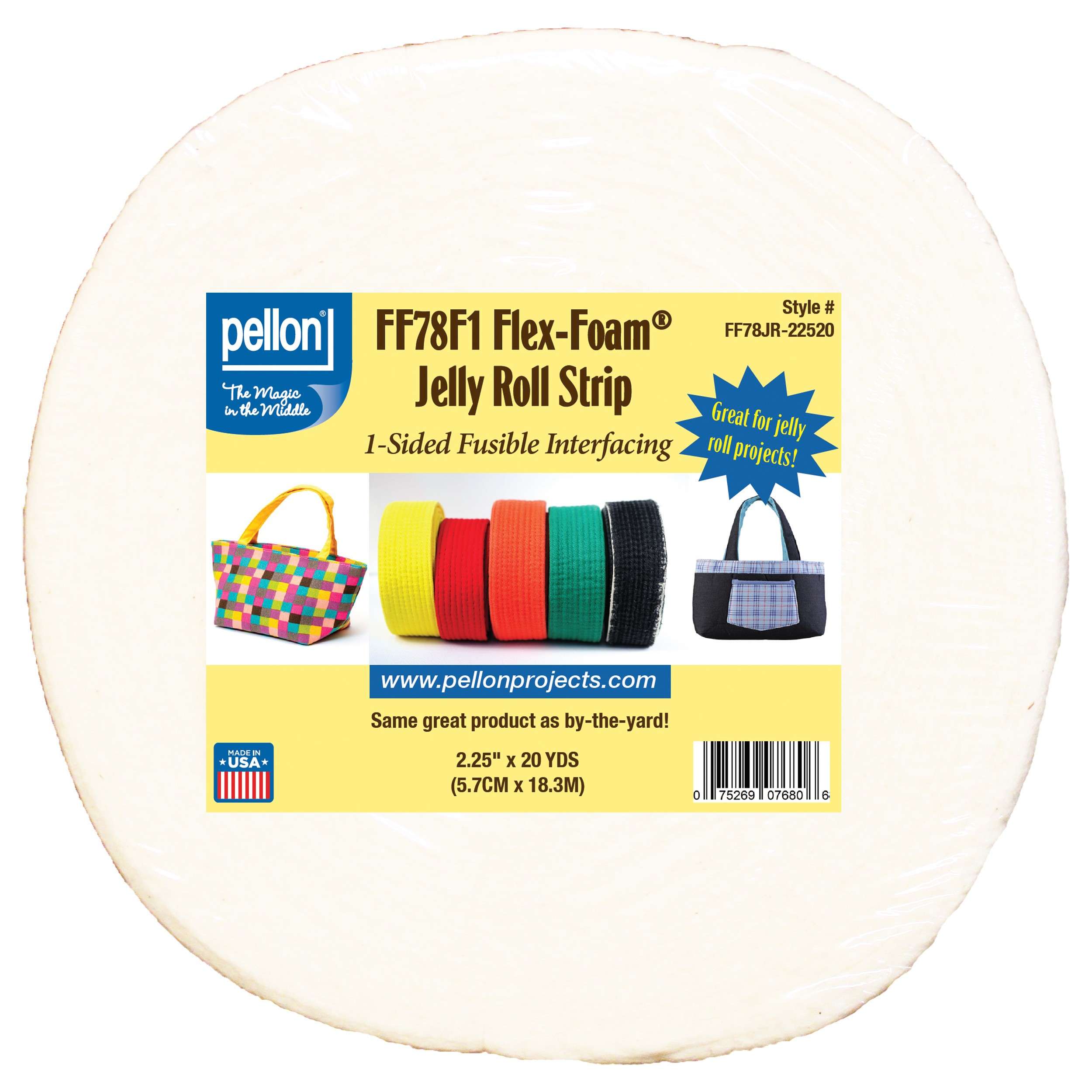 Flex Foam™ One-Sided Fusible Jelly Roll Strip: A Crafting Essential!
