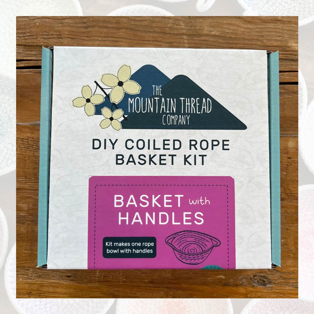 The Mountain Thread Coiled Rope Basket Kit with Handles - Unleash Your Creativity!