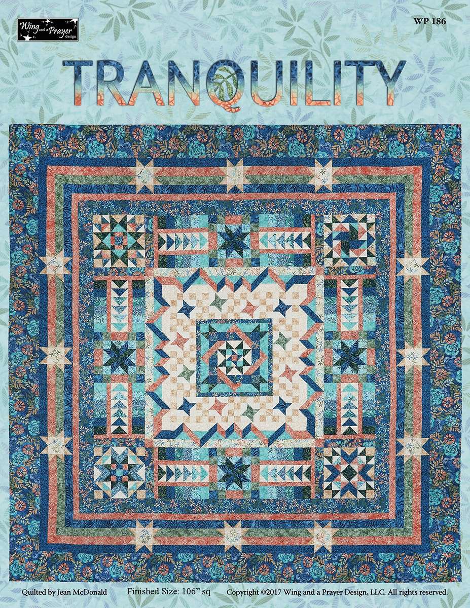 Toni Kay Steere's Enchanting Tranquility Botanical Muse Quilt Pattern