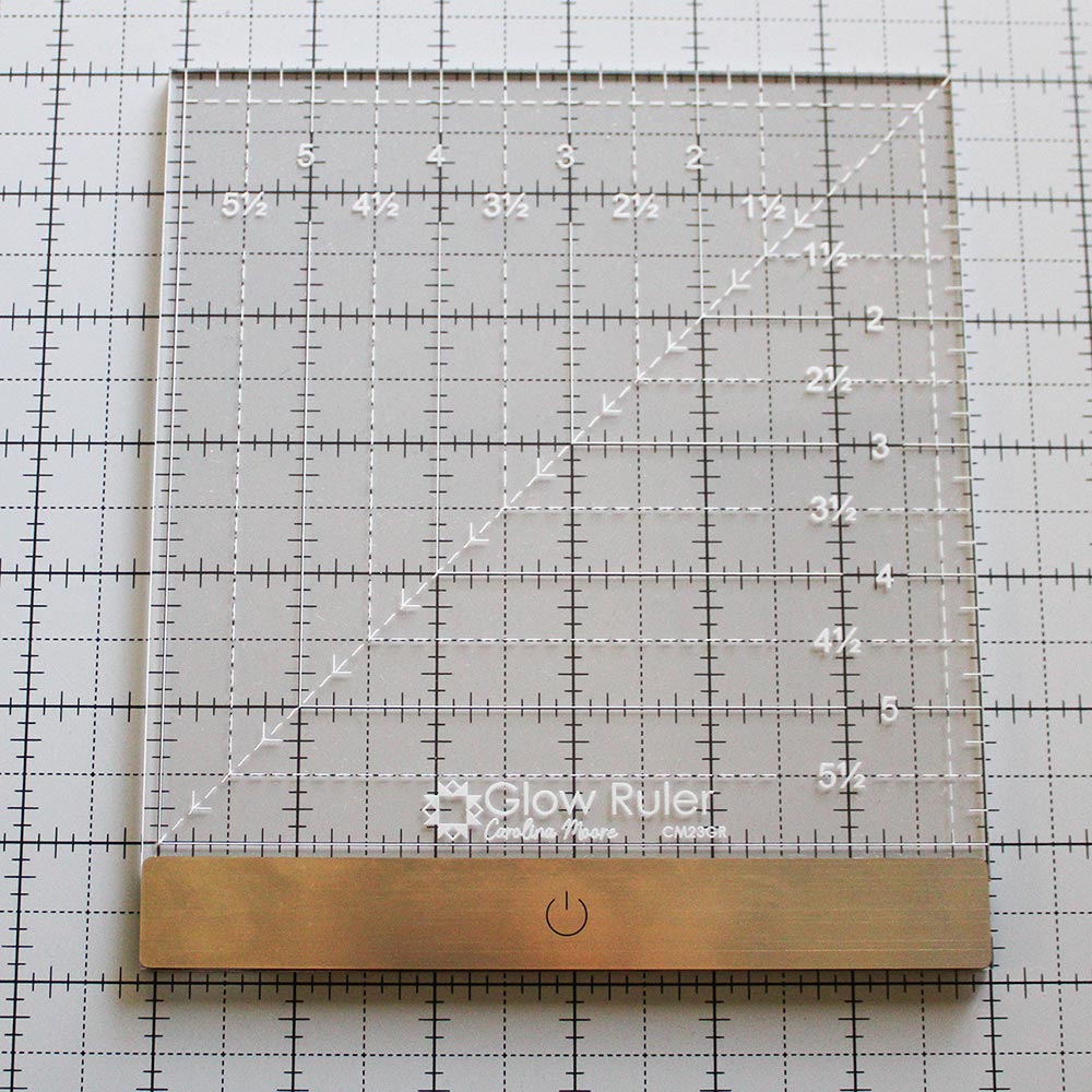 Carolina Moore's Stunning Glow Ruler