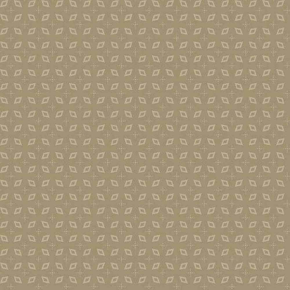 Wilmington Prints - Enchanting Blushing Blooms by Kaye England - Diamonds in Dark Beige - Yardage