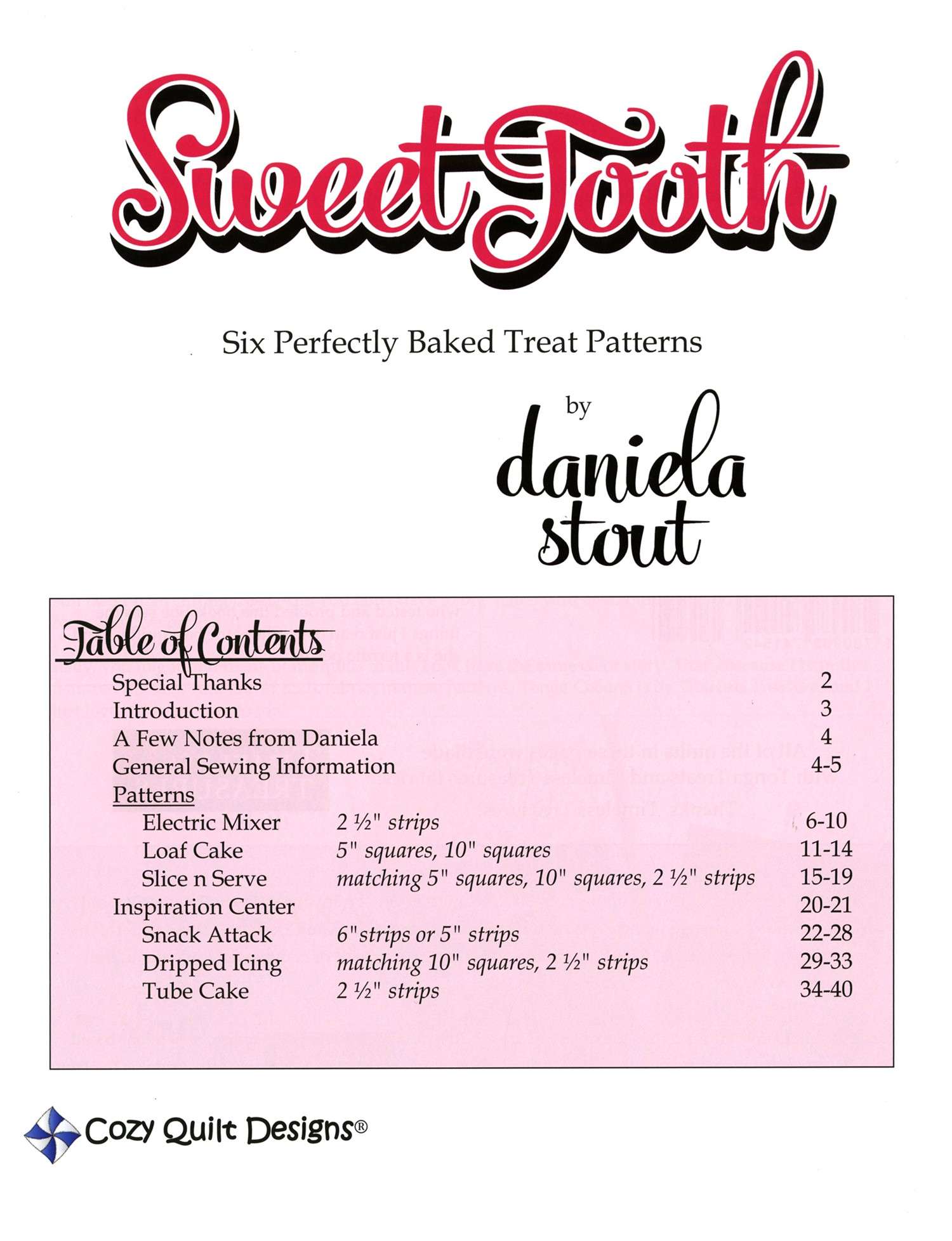 Sweet Tooth Quilting Guide - Softcover