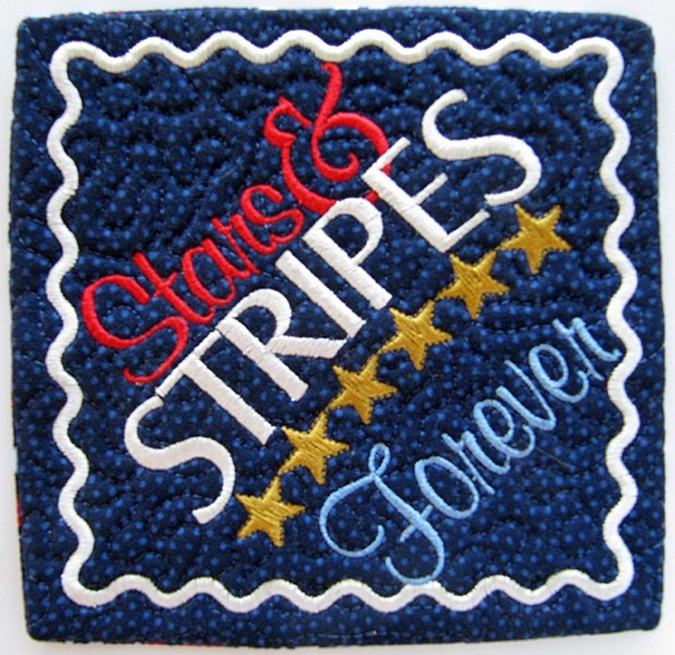 Cheer for the Red, White & Blue! Janine Babich's Patriotic Coasters