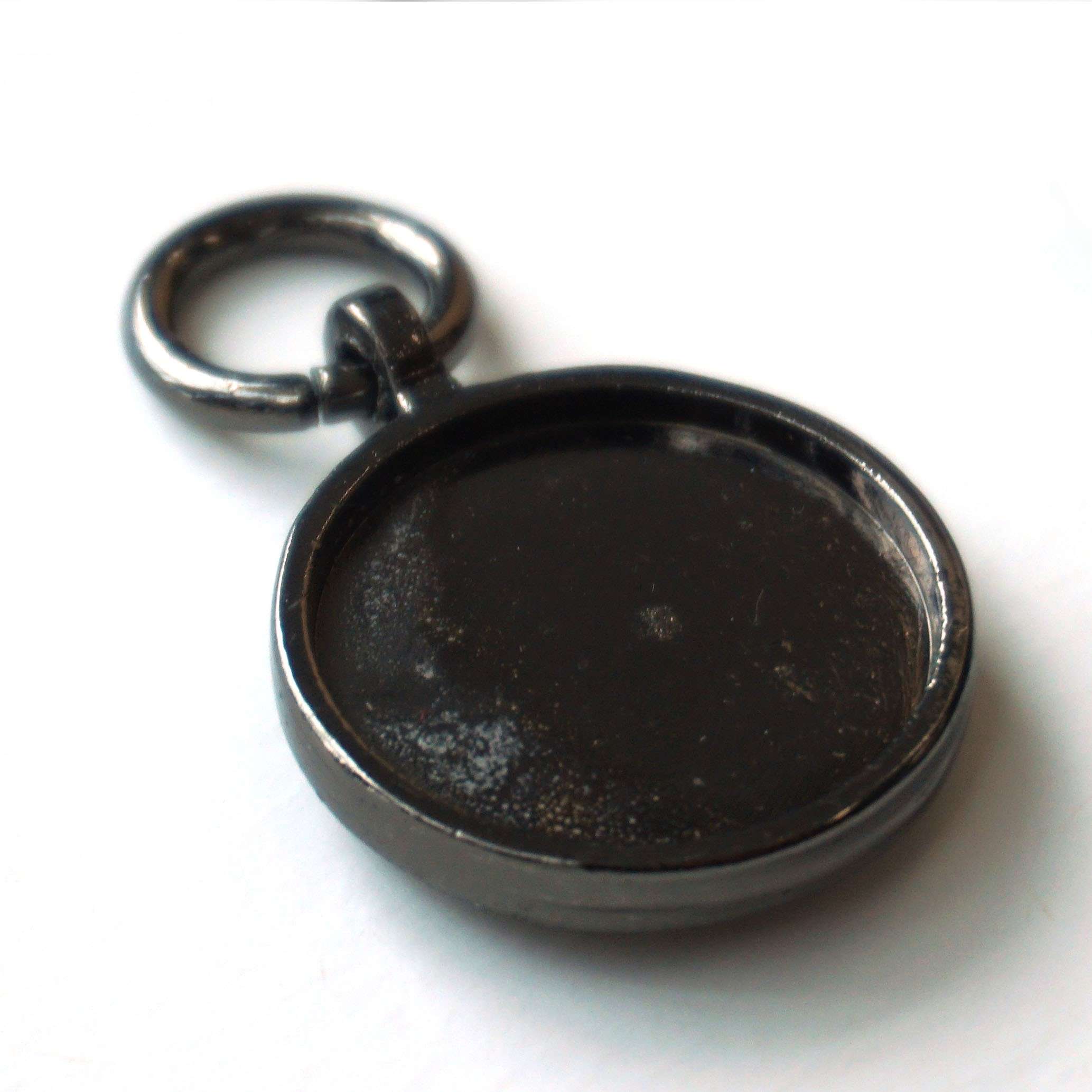 Stunning Metallic Black Flat 10cm Slide Clasp with Magnet 4