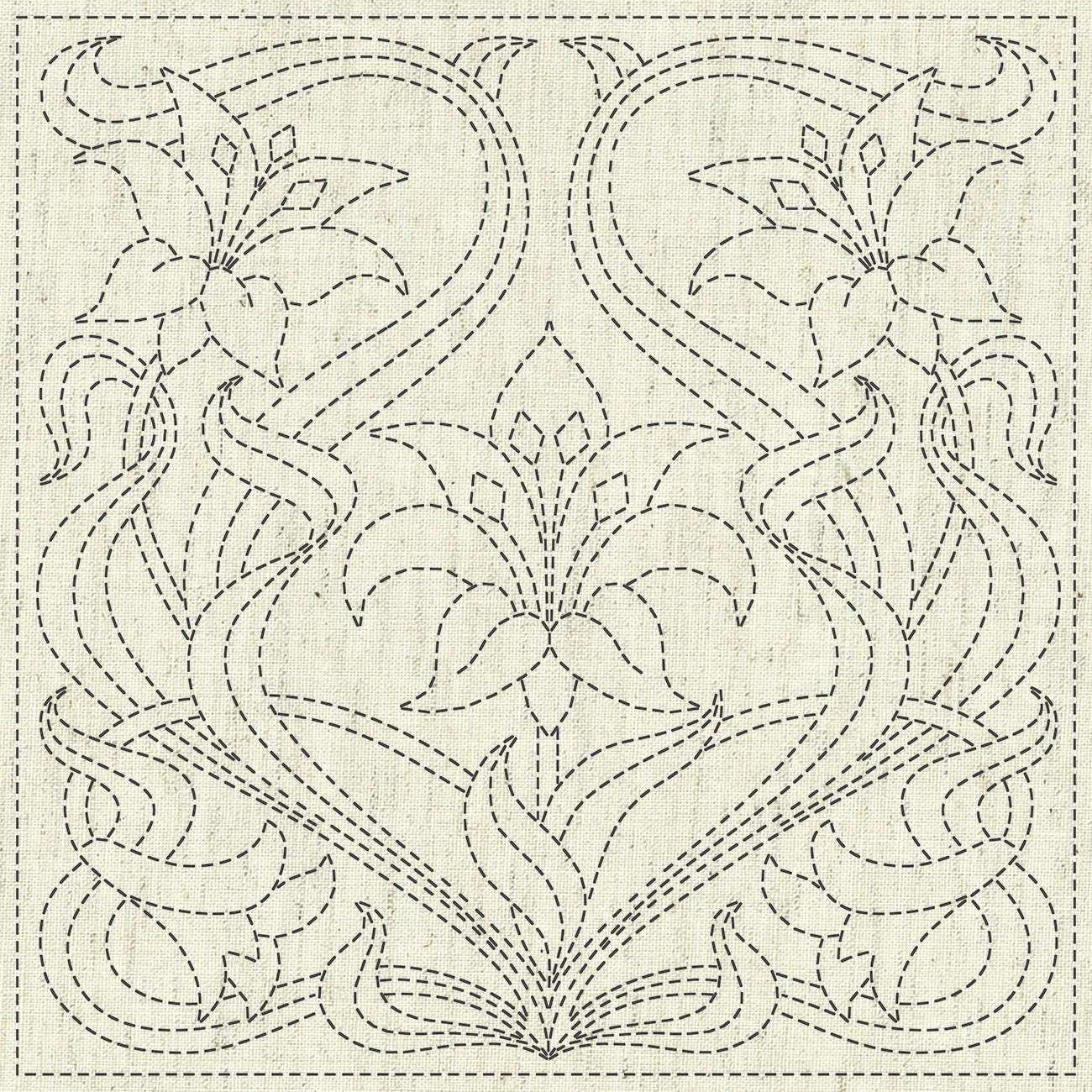 Sashiko Cloth - Purity: A Touch of Artistic Elegance