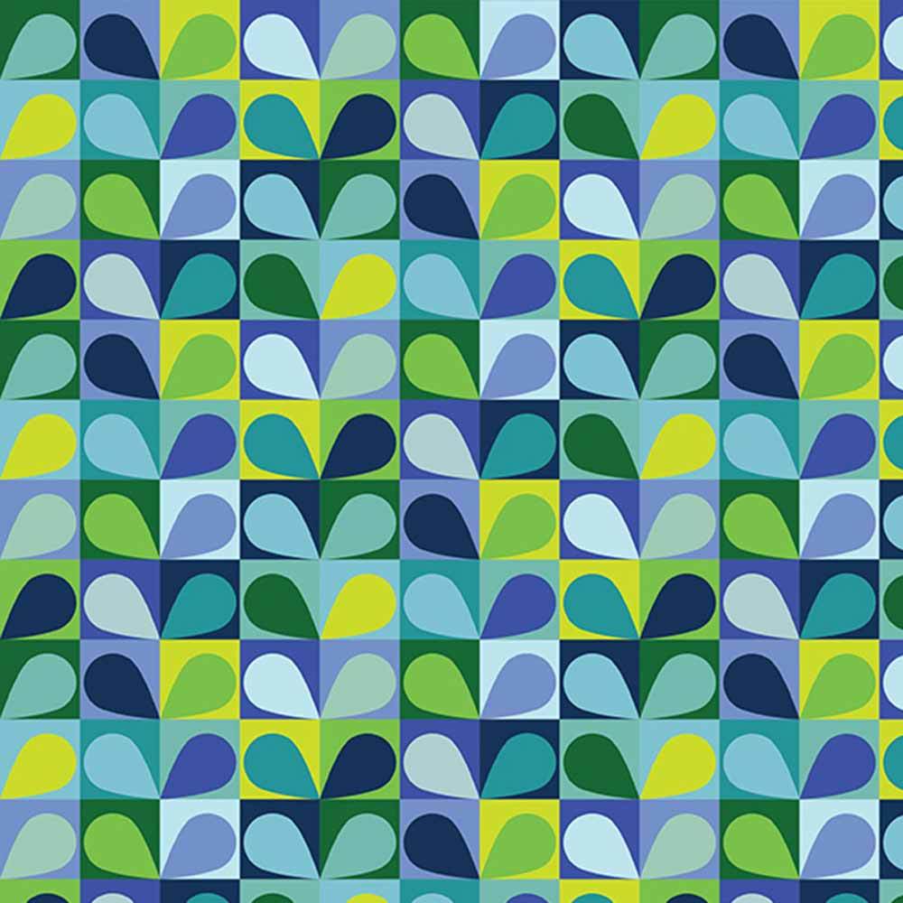 Riley Blake's Copacetic by Julia Frazier - Blueberry Salad Multi Yardage: A Colorful Fabric Delight!