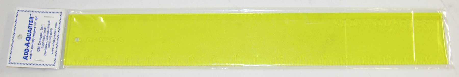 Fantastic Add A-Quarter Ruler: 2 1/2in x 18in