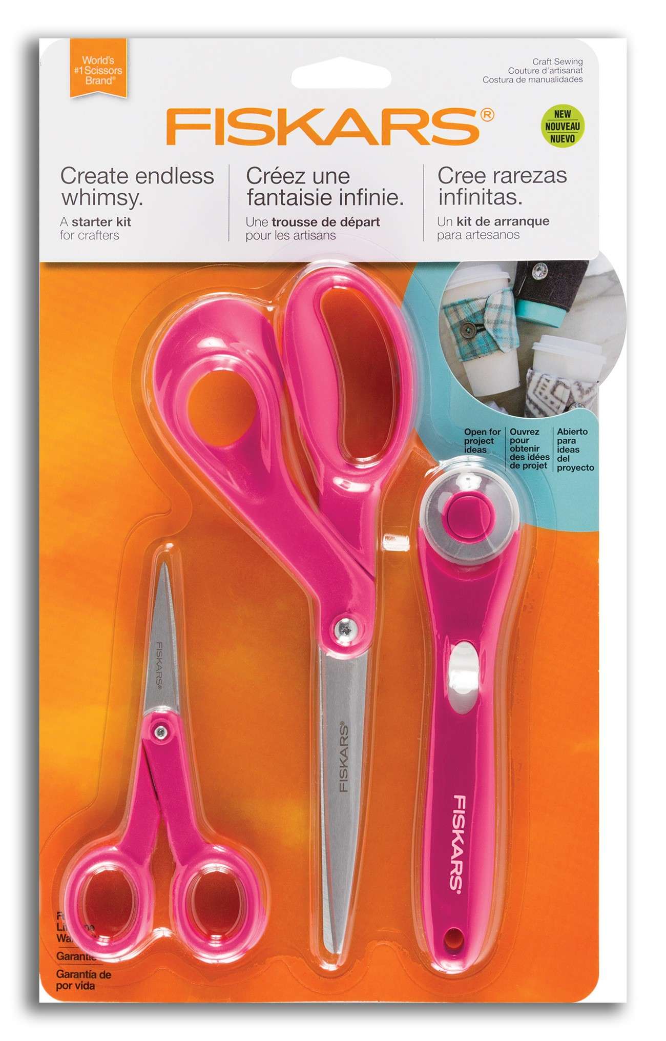 Fiskars Fabulous Fabric Craft Sewing Starter Set - 3 Piece!