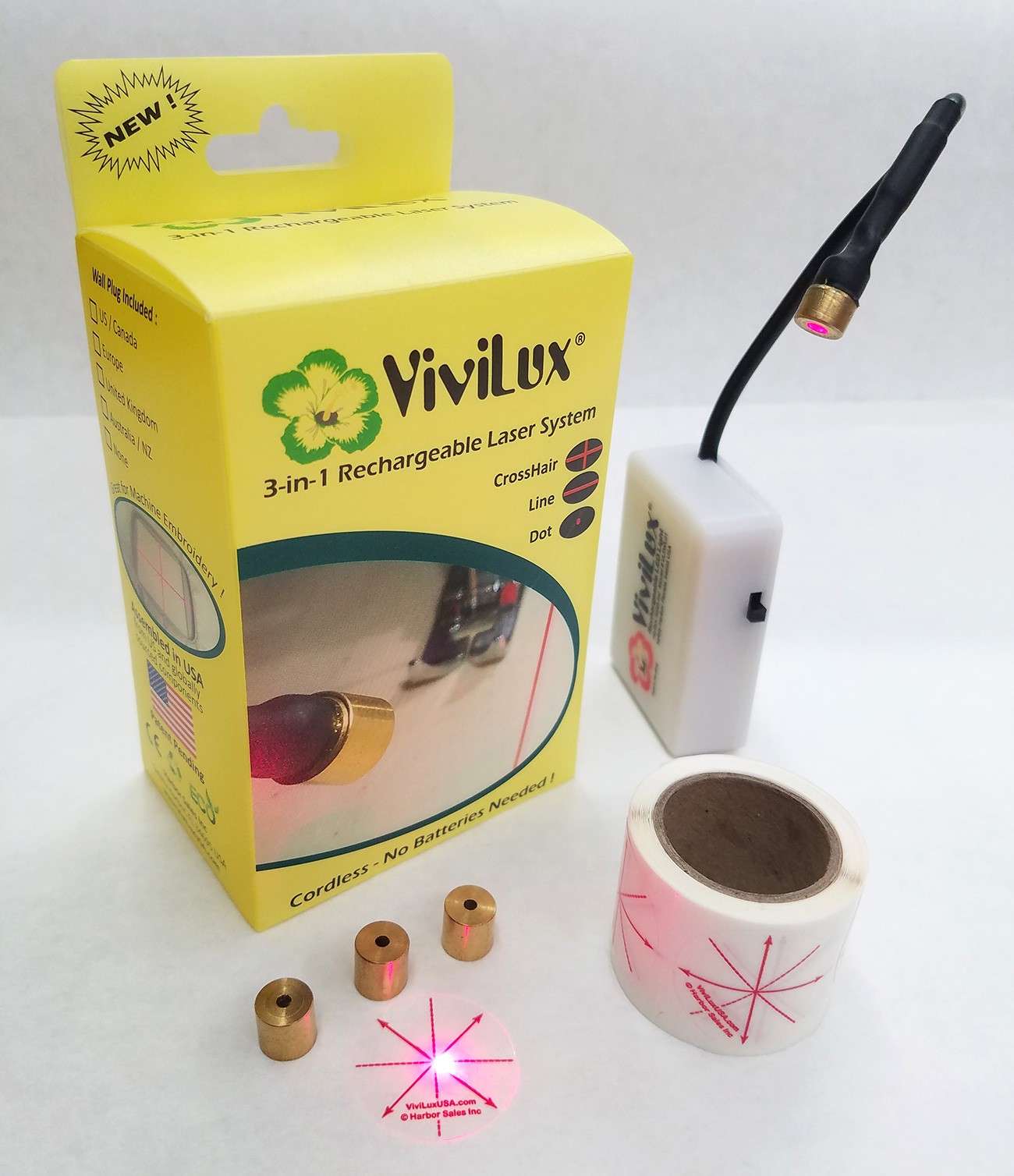 ViviLux 3-in-1 Rechargeable Magnetic Laser System - A Must-Have!