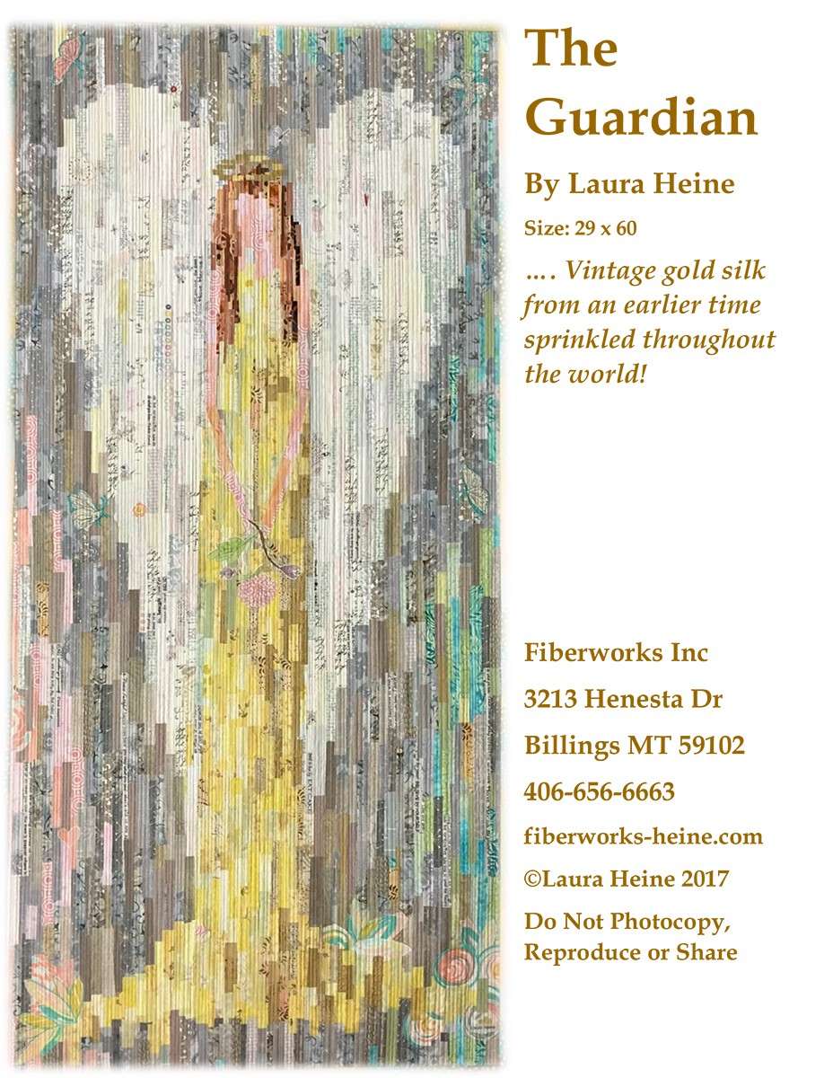 Laura Heine's Enchanting Guardian Angel Collage Pattern