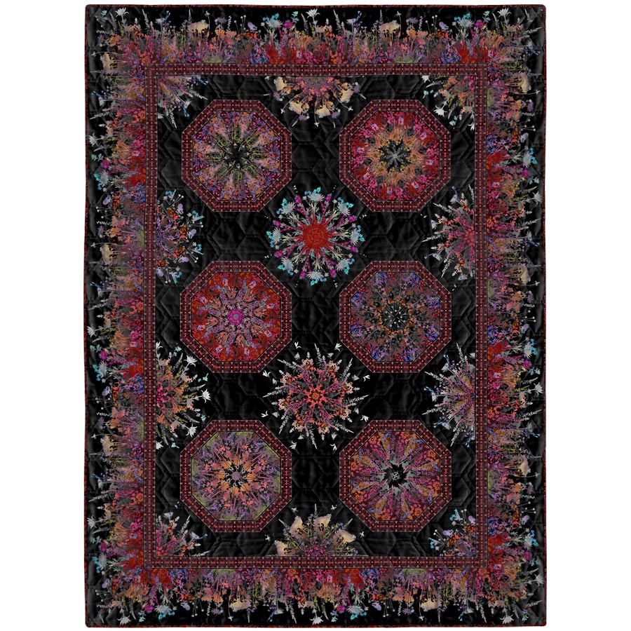 Multicolor Kaleidoscope Quilt Kit - I Dream In Color by Jason Yenter - Transform Your Bed!