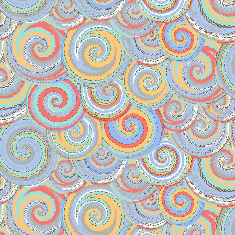 FreeSpirit - Philip Jacobs' Curly Baskets Fabric from Kaffe Fassett Collective - Multi Yardage Delight