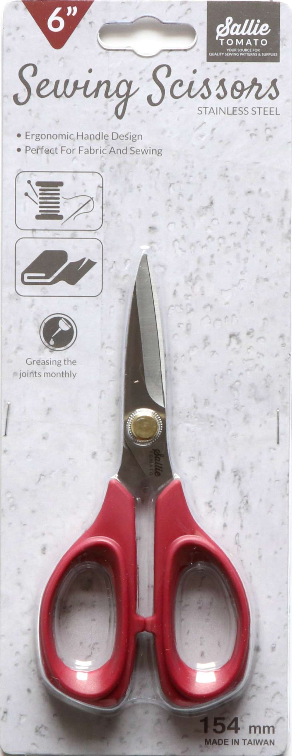 Sallie Tomato Premium Sewing Scissors