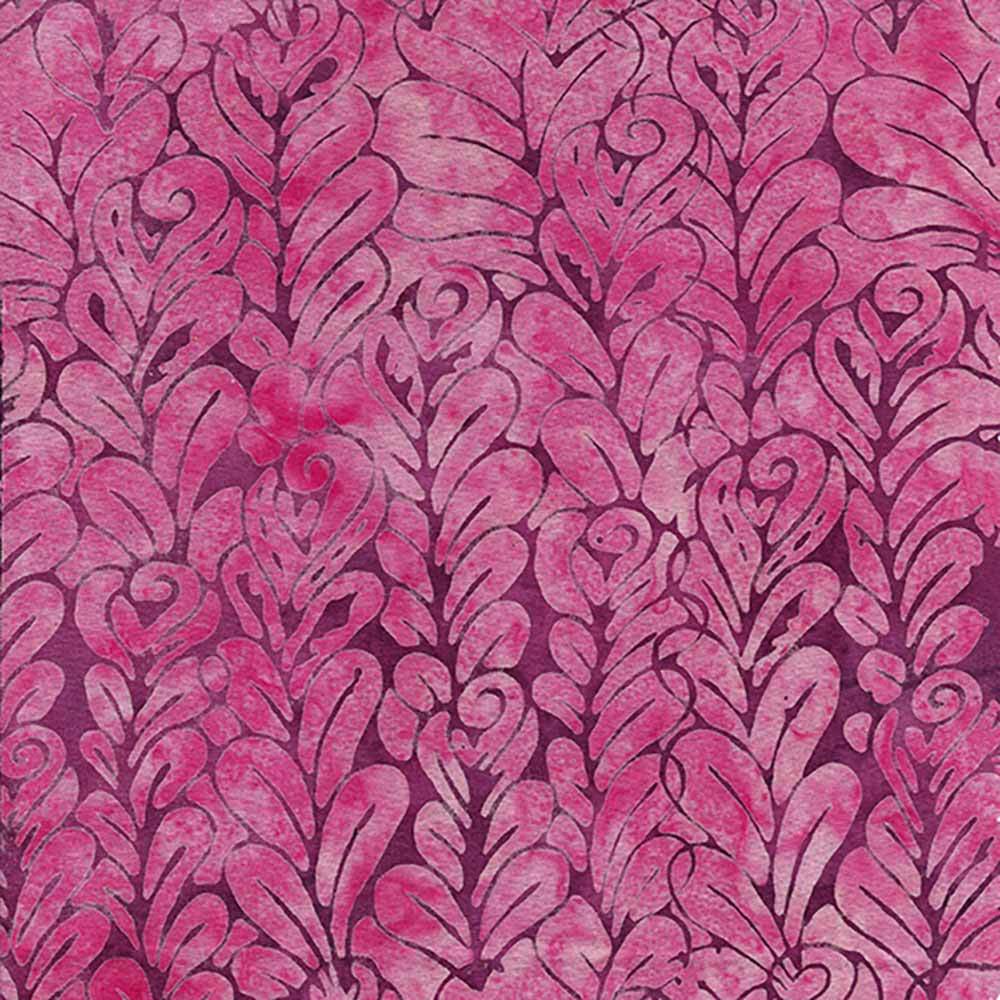 Island Batiks - Exquisite Pink Rosewood Flower Bud Yardage