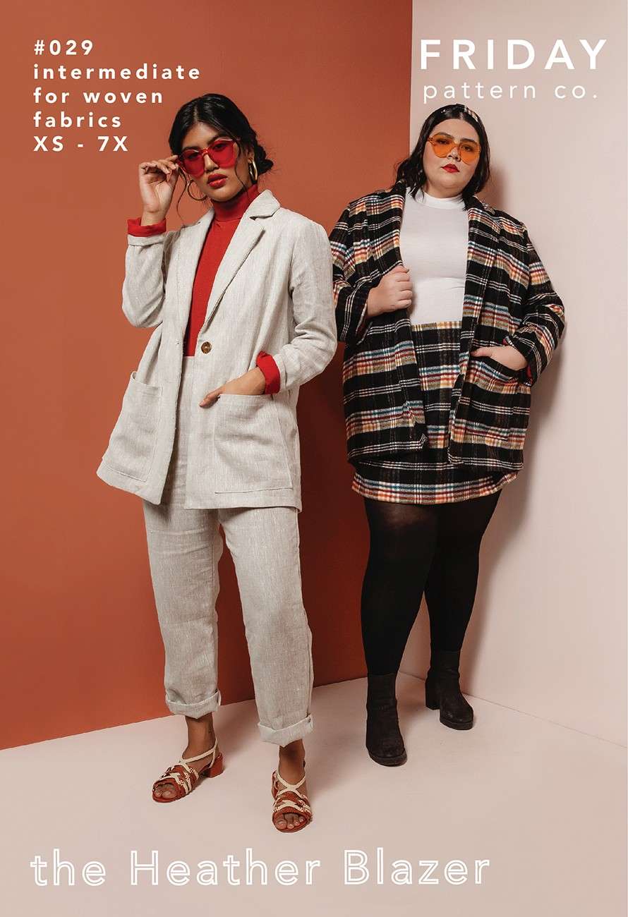 Heather Modern Blazer - A Stylish All - Season Essential