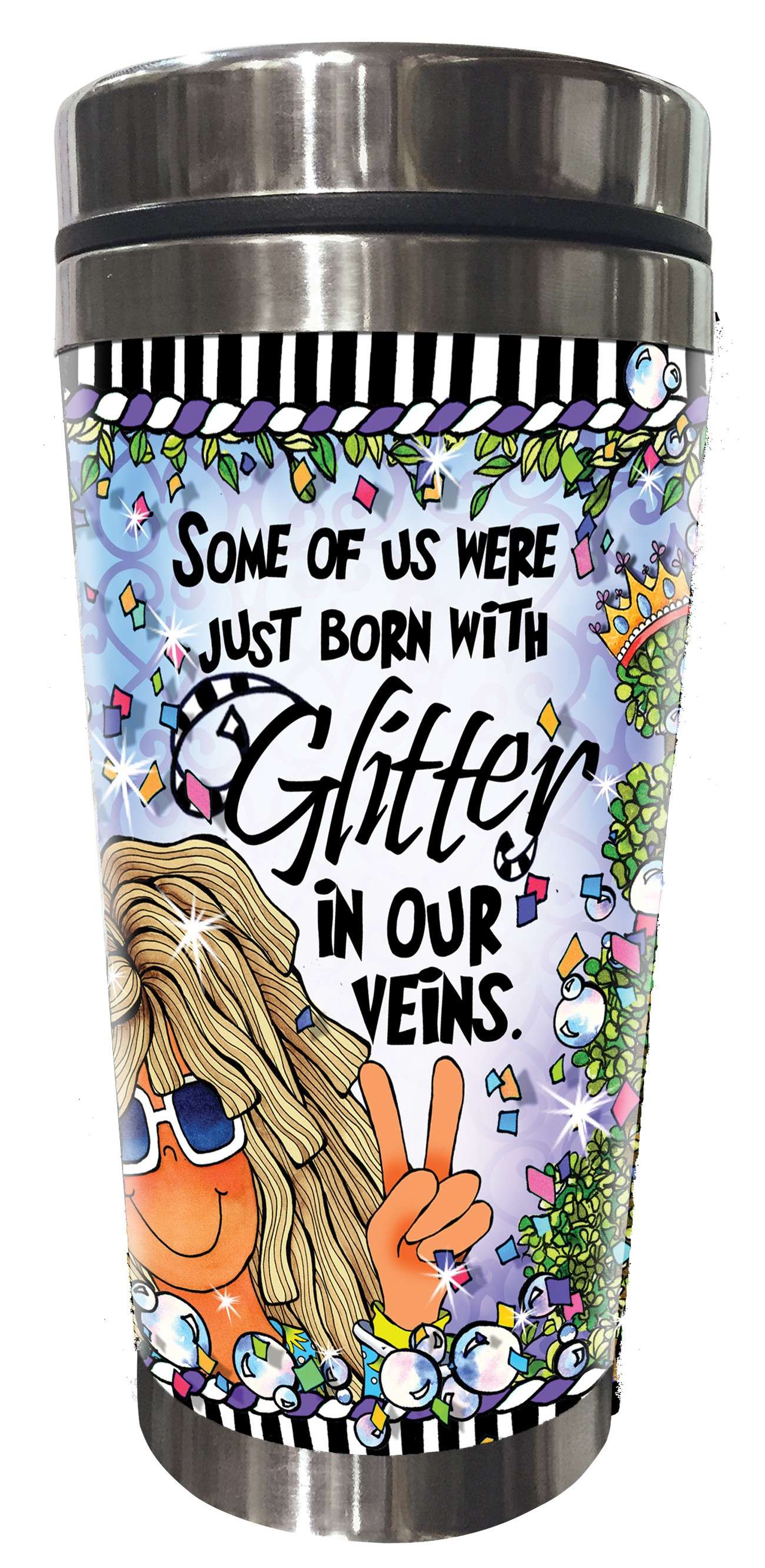 Sparkling Glitter Stainless Steel Tumbler - The Ultimate Gift!