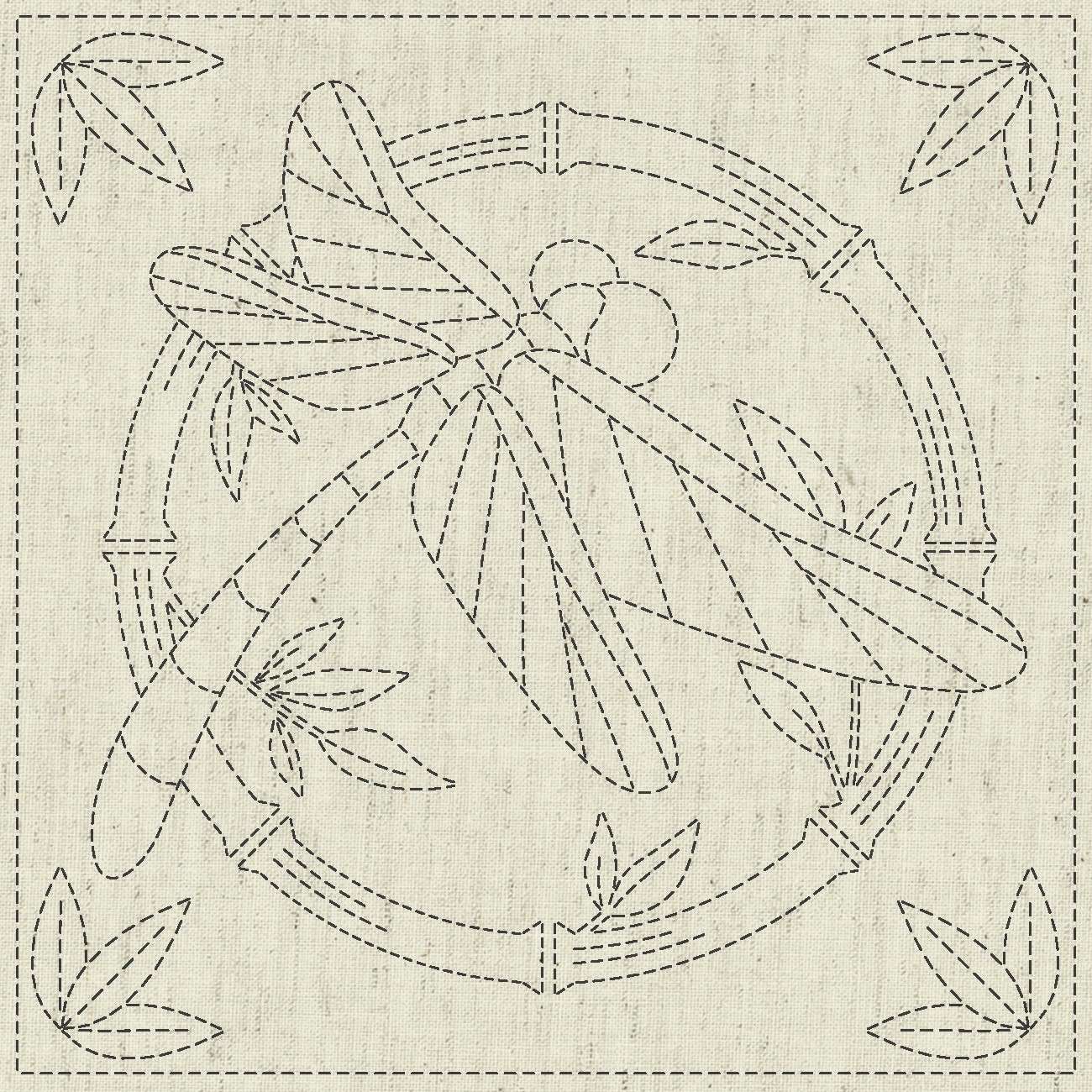 Enchanting Summertime Sashiko Pattern Cloth