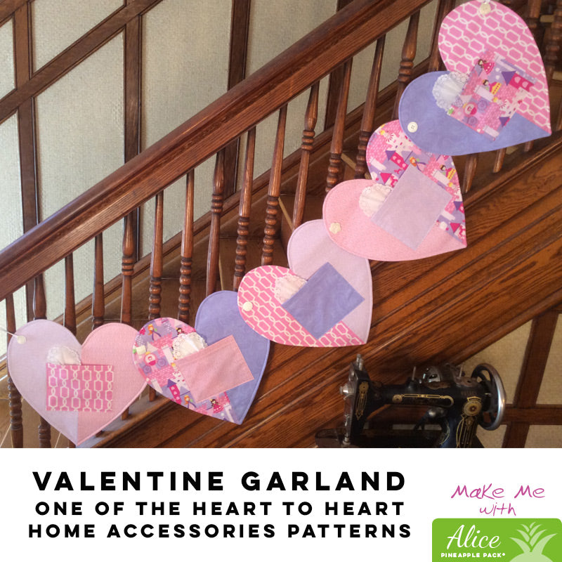 Heart to Heart - Alice Pineapple Pack: Crafty Valentine Decor Pattern