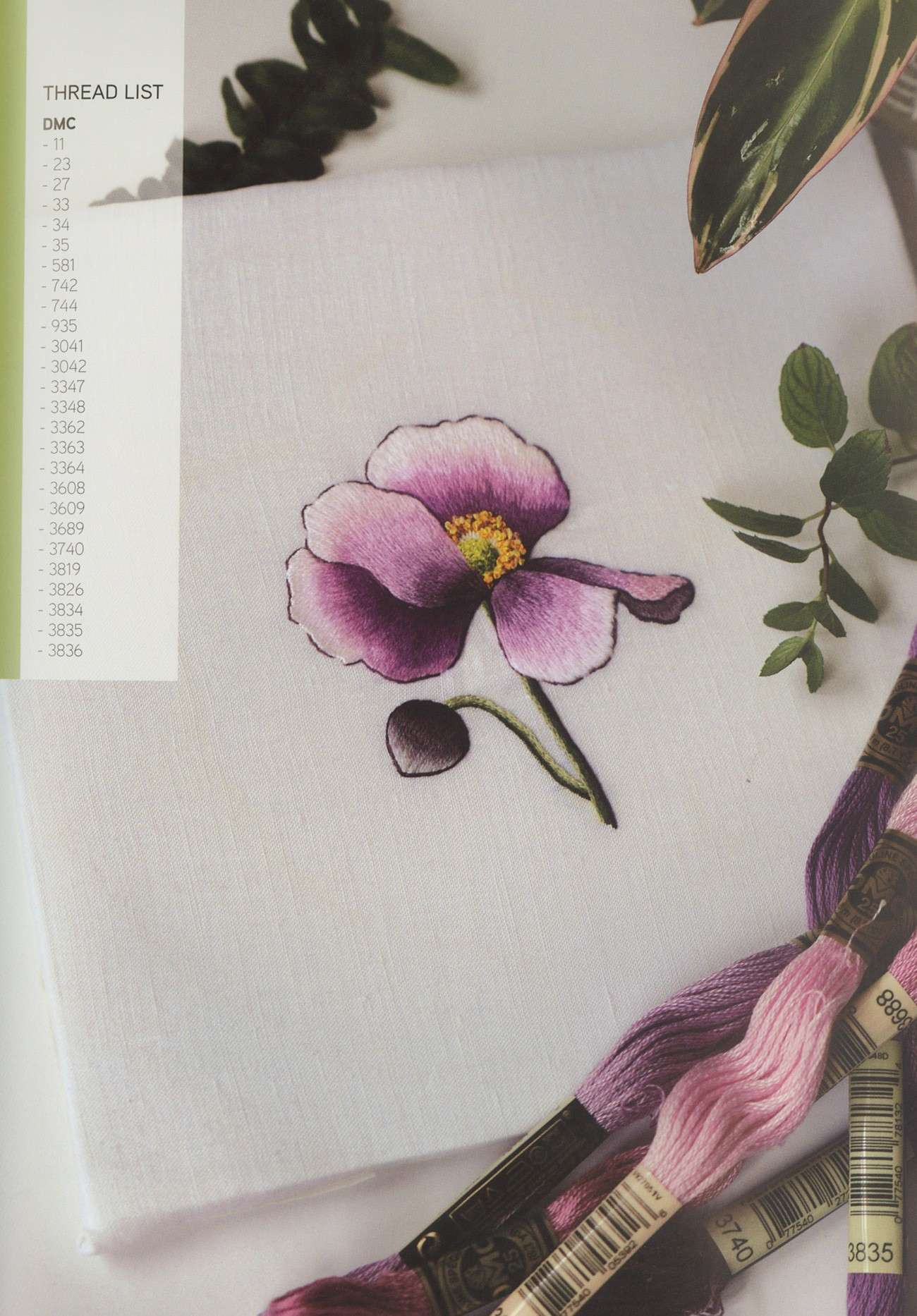 The Enchanting Kew Book of Embroidered Flowers