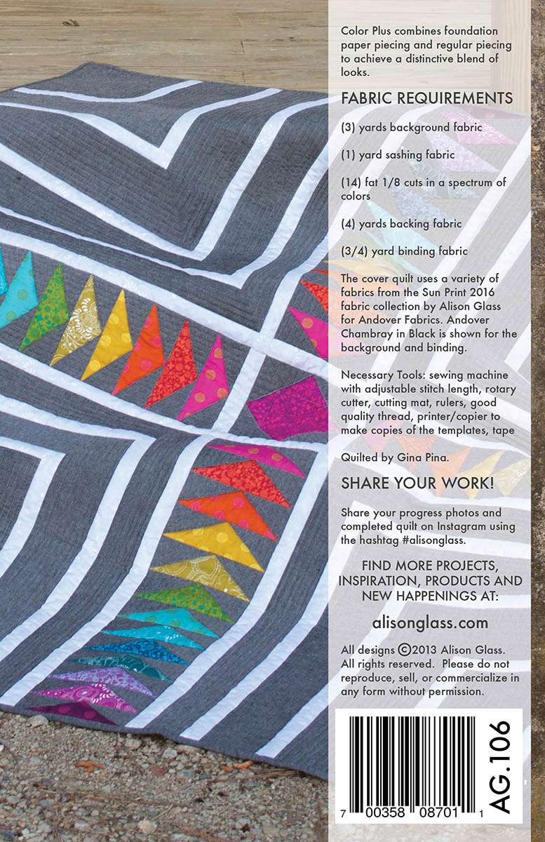 Alison Glass's Stunning Color Plus Pattern