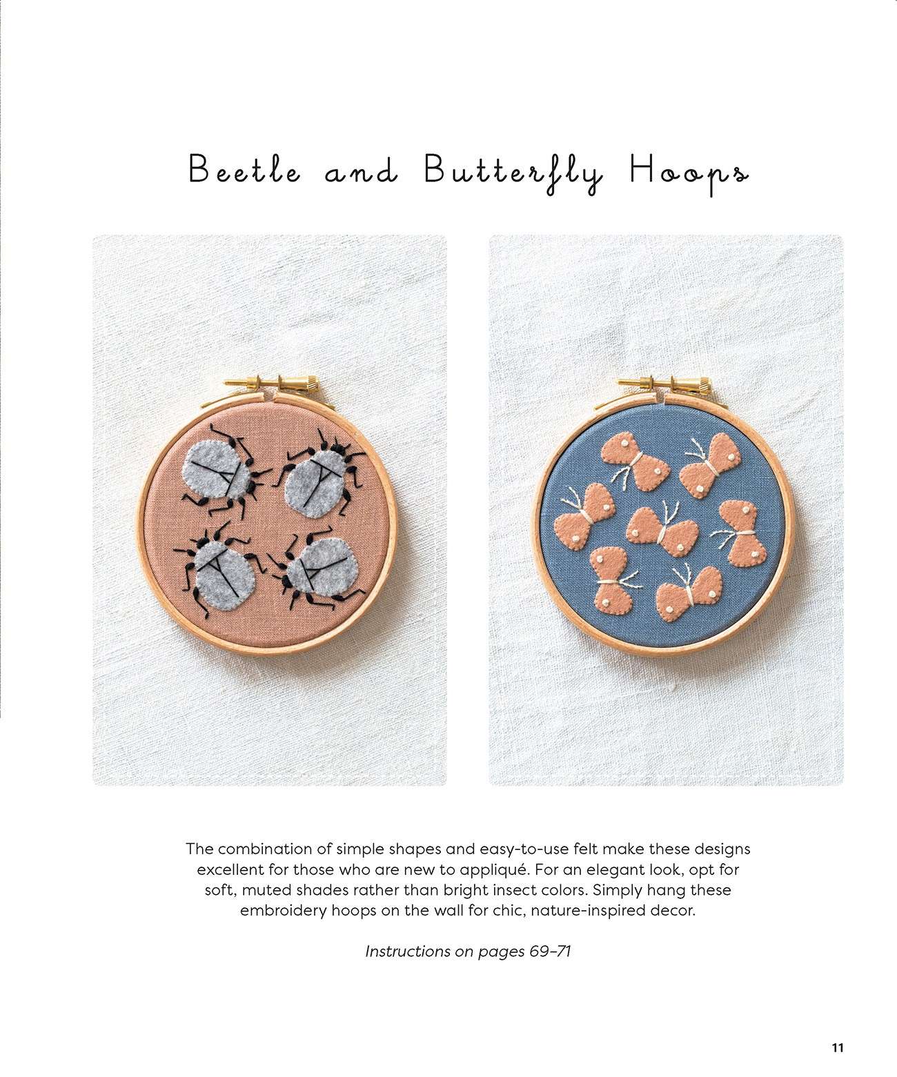 Exquisite Simply Stitched Applique Creations