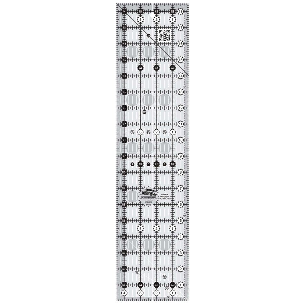 Incredible Creative Grids Quilt Ruler - 4.5in x 18.5in