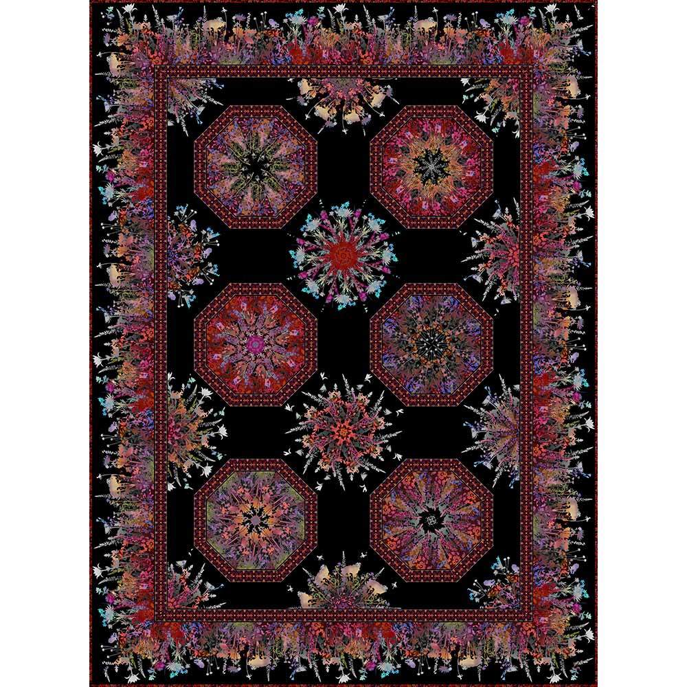 Multicolor Kaleidoscope Quilt Kit - I Dream In Color by Jason Yenter - Transform Your Bed!