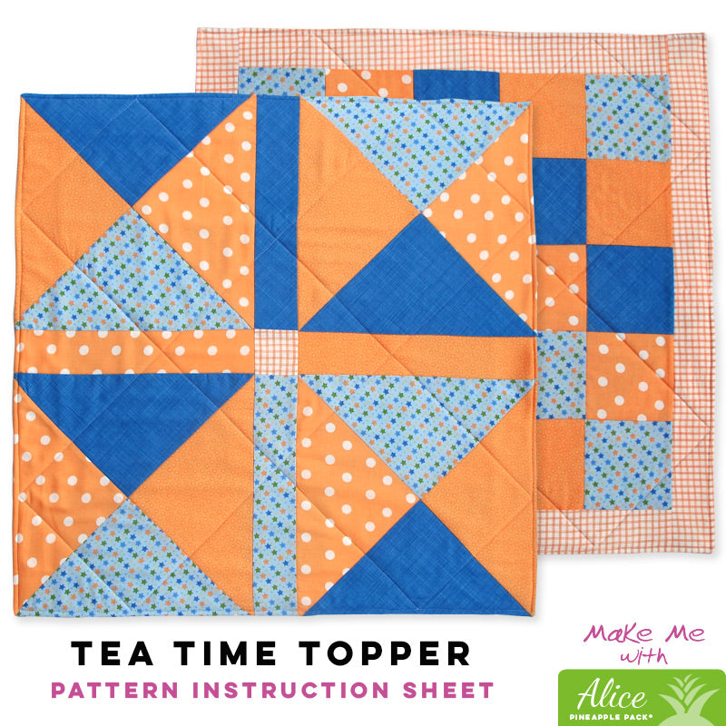 Alice Pineapple Pack Pattern - Your Tea Time Table Decor Essential