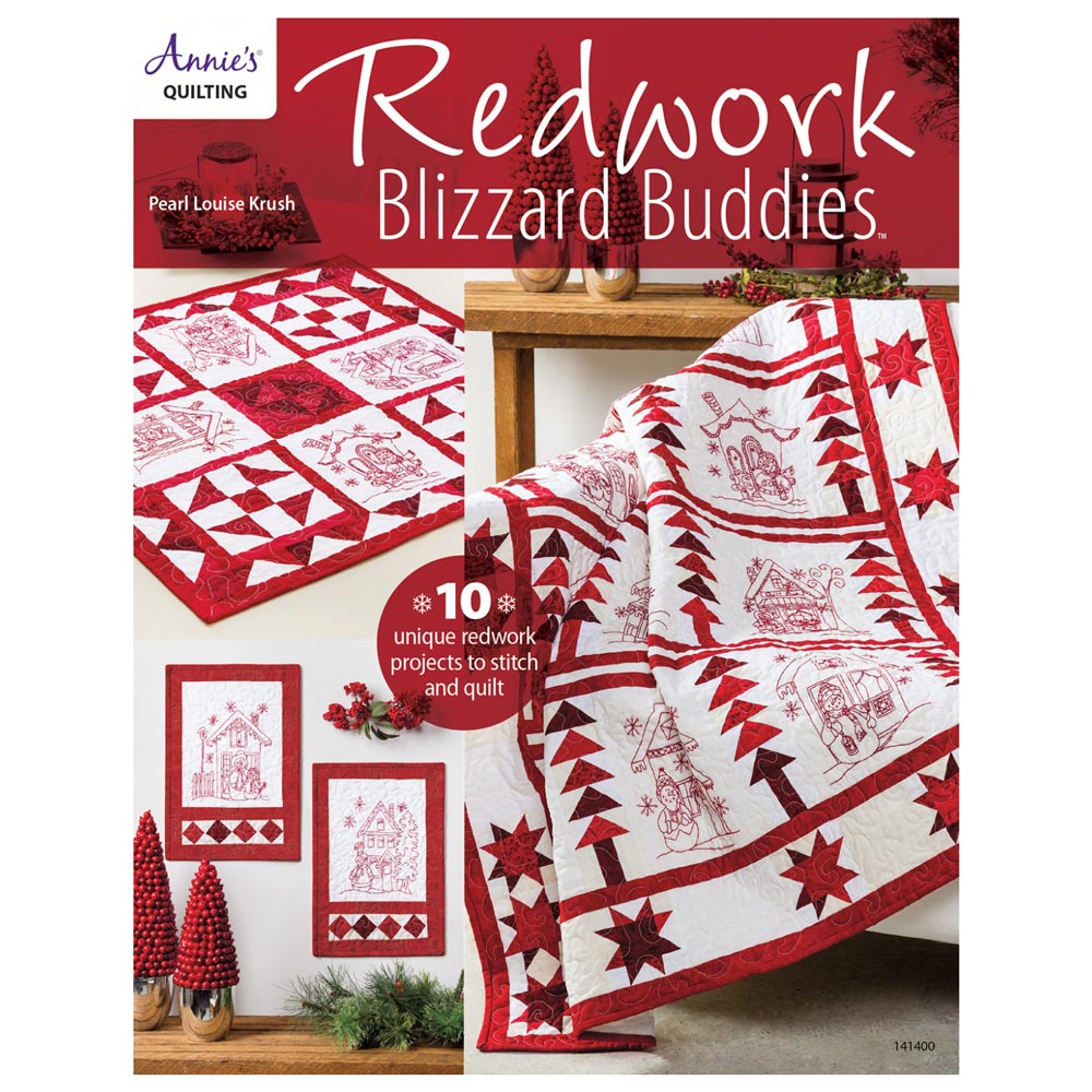 Redwork Blizzard Buddies: Your Snow Village Quilting Guide