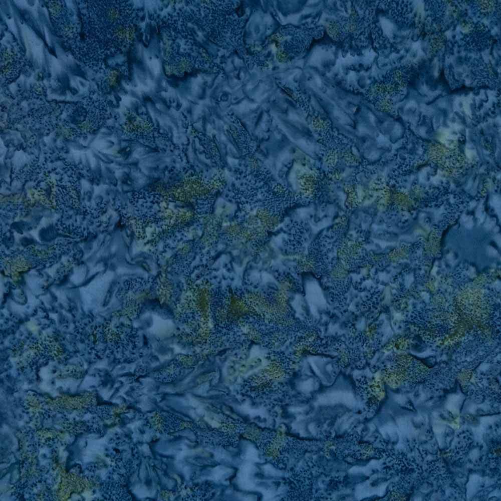 Riley Blake - Exquisite Hand - Dyed Batiks in Blue Multi - Yardage
