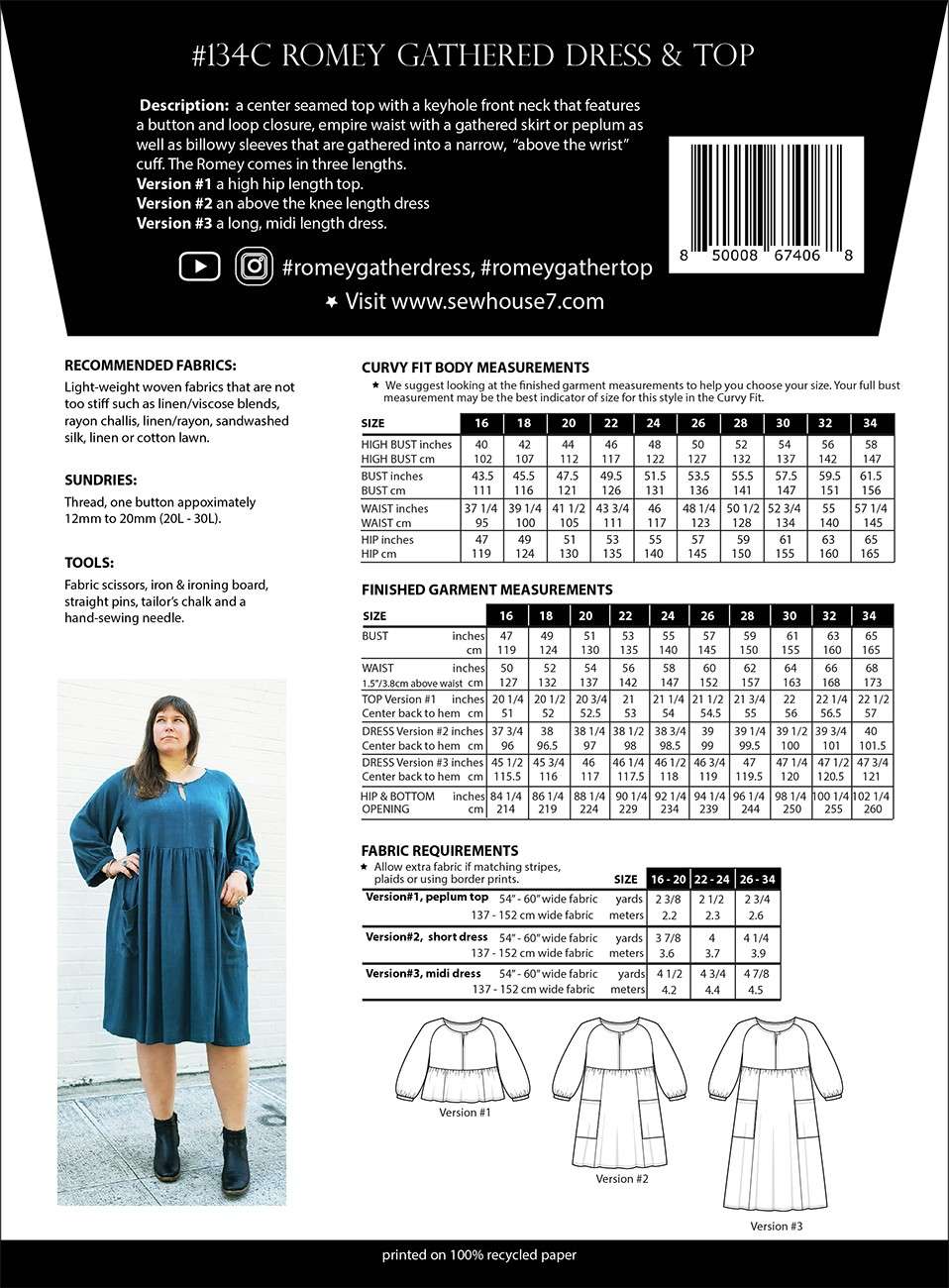Romey Gathered Curvy Fit Dress & Top: A Fashion Must-Have!
