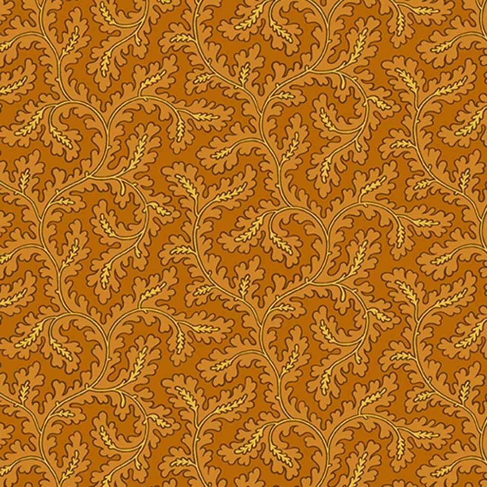 Andover Fabrics Gathering Collection - Oak Leaves Pumpkin Yardage: Perfect for Autumn Projects!