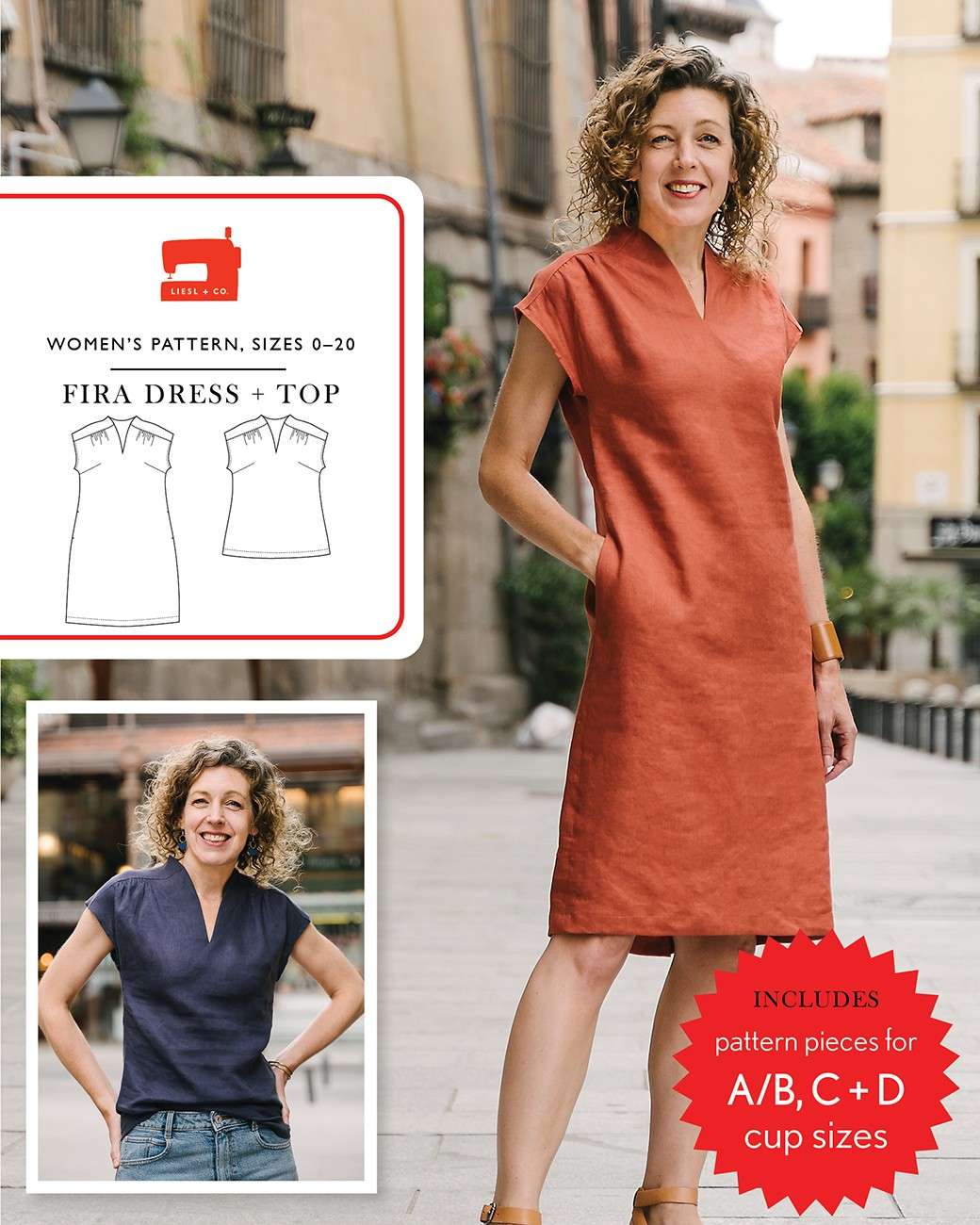 Fira Elegant Dress and Stylish Top Set