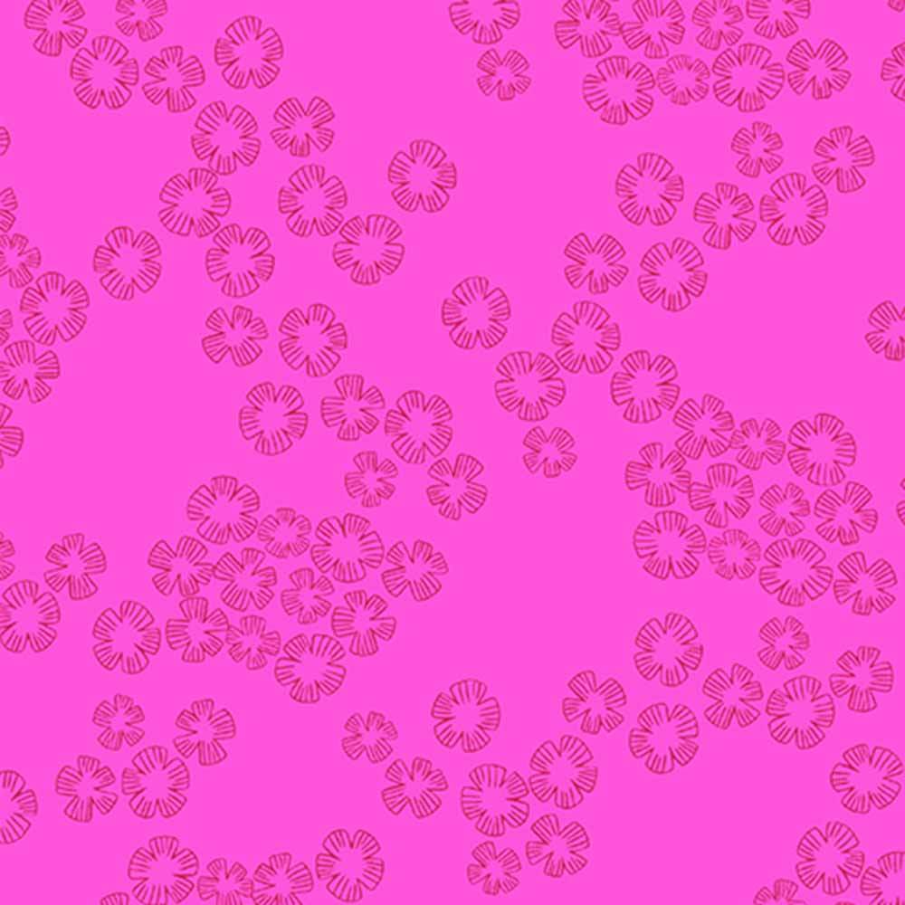 Andover Fabrics - Color Me Pretty by Stephanie Organes - Bubblegum Charm Fabric Yardage