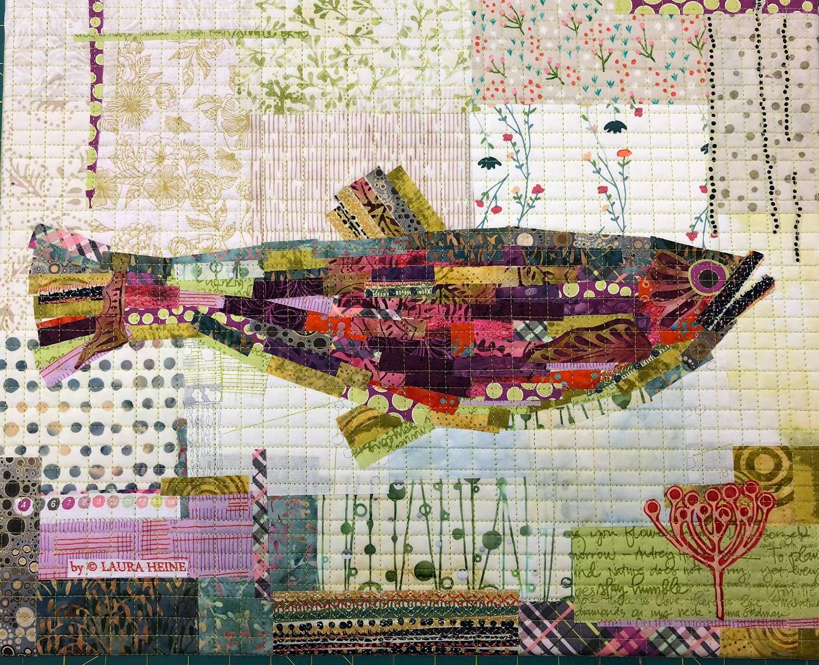 Laura Heine's Adorable Teeny Tiny Collage Pattern Group 1 Quilt Pattern