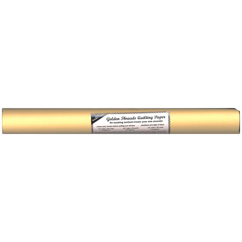 Golden Threads Premium Quilting Paper - 24 Inches by 20 Yards