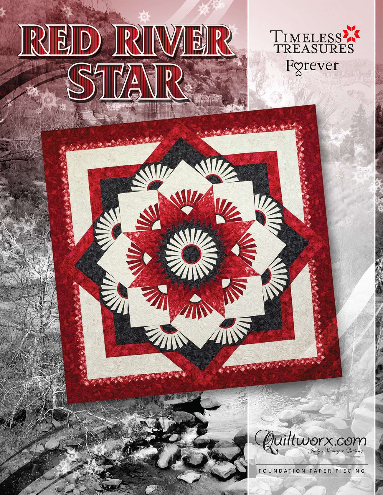 Judy Niemeyer's Stunning Red River Starr Quilt Pattern - A Must-Have!