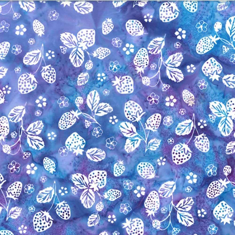 Hoffman Bali Batiks - Strawberries Blossom Yardage: A Quilter's Dream!