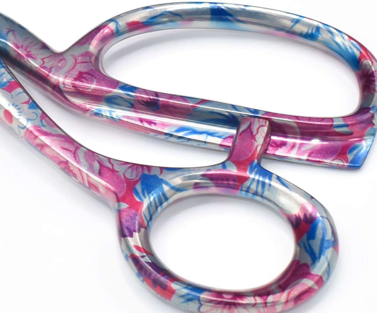 Gorgeous Floral Handle 9-1/2in Fabric Scissors