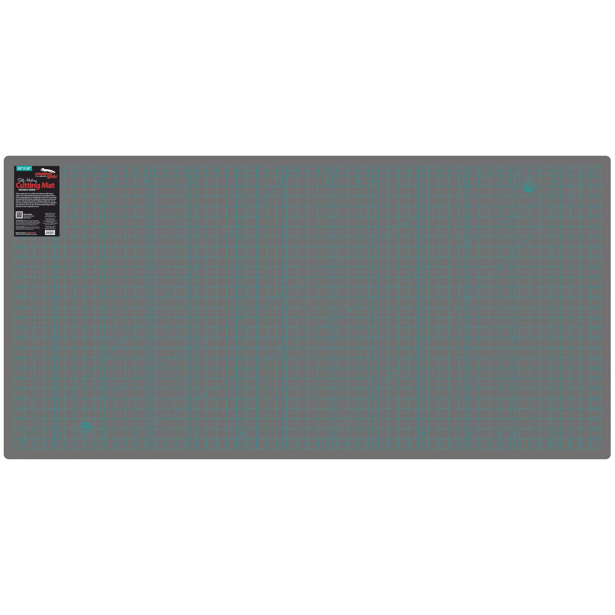 Get Your Creative Grids 28in x 58in Self - Healing Double - Sided Rotary Cutting Mat Now!
