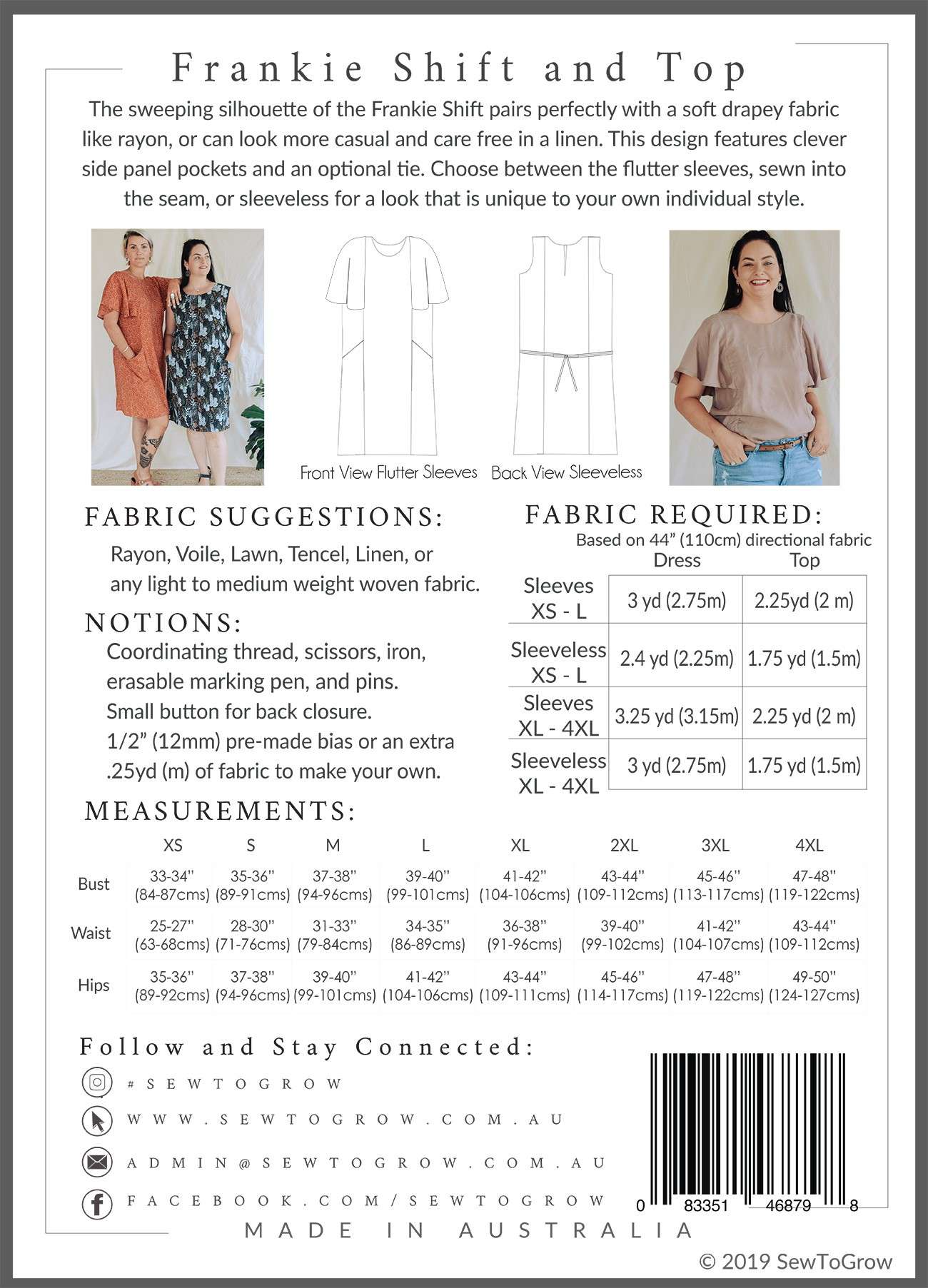 Frankie Shift Dress and Top Set