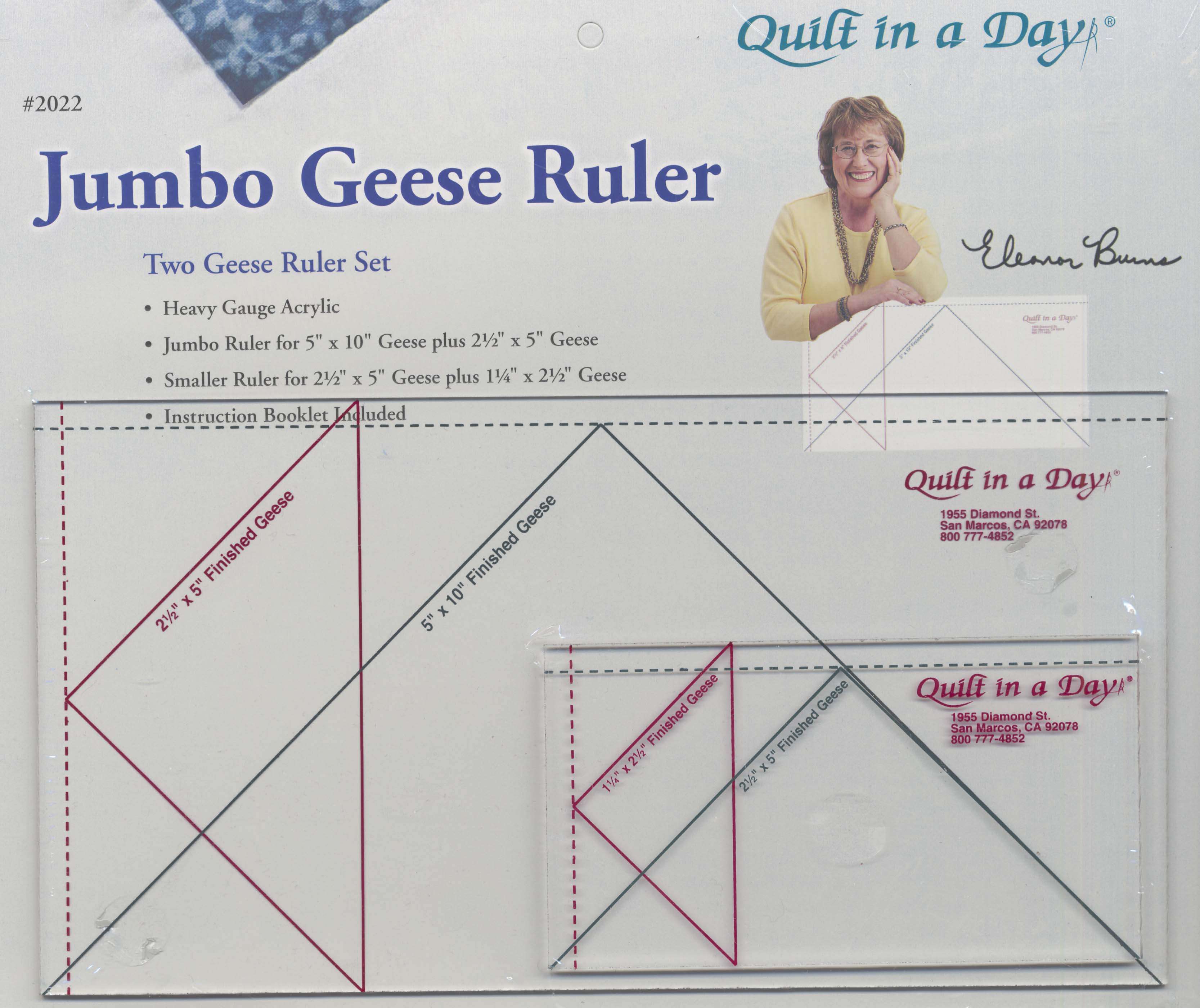 Jumbo Geese Ruler Set of 2 - Previously Item 2022CC